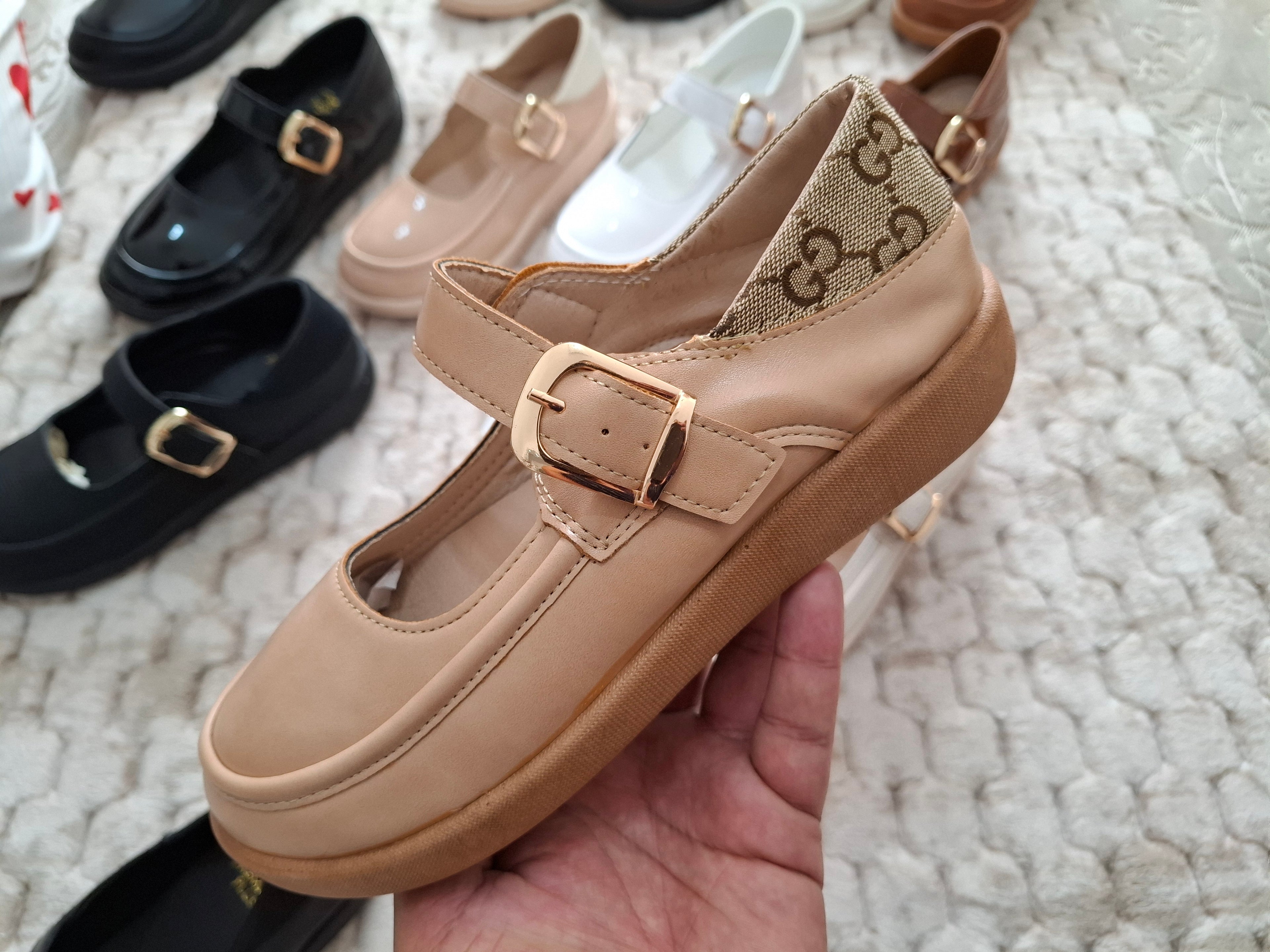 Ballerines Jasmine gravé Gucci